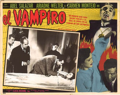 el vampiro mexican lobby card