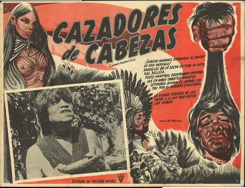 cazadores de cabezas lobby card