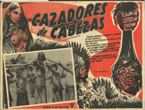 cazadores de cabezas lobby card