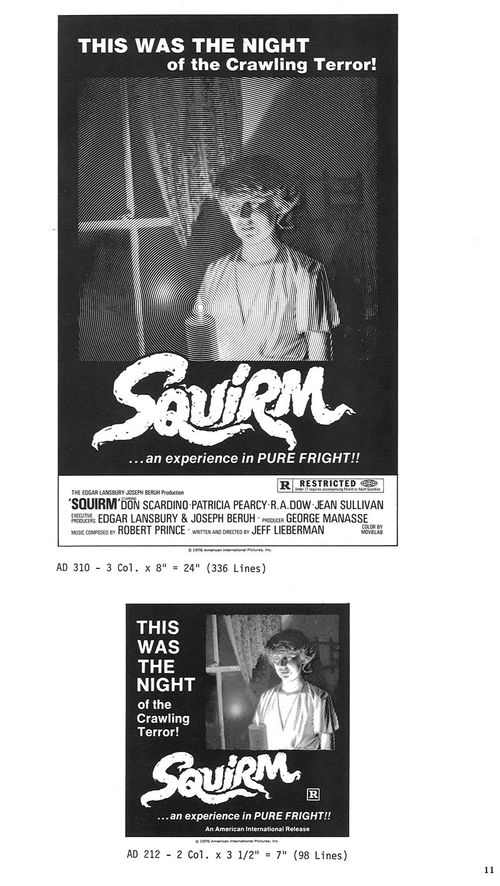 squirm pressbook