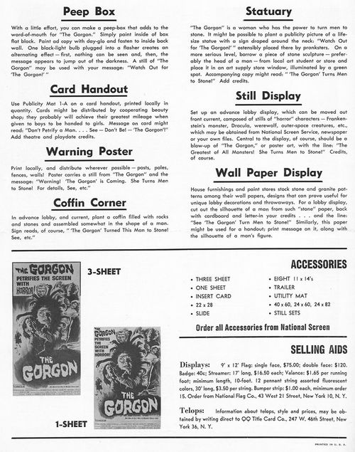 double bill gorgon pressbook