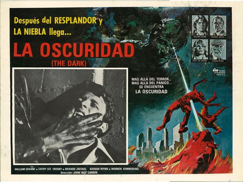 la oscuridad mexican lobby card