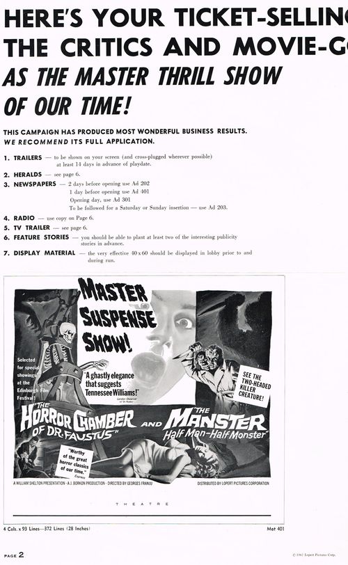 the manster pressbook