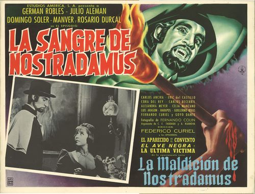 La Sangre De Nostradamus Mexican Lobby Card