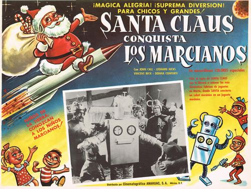 santa claus conquers the martians mexican lobby card