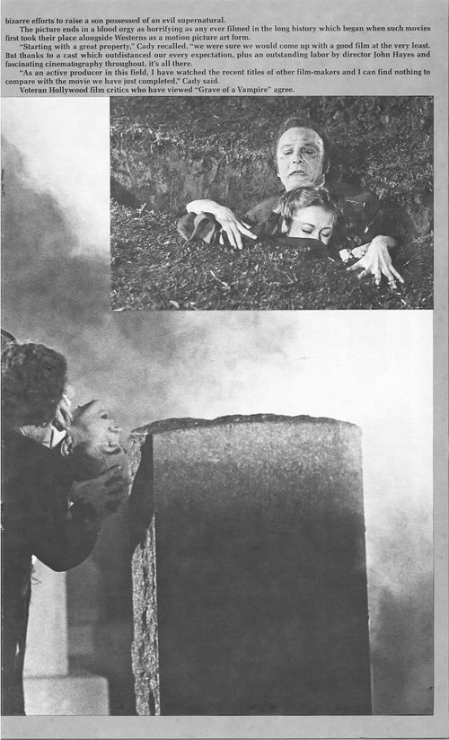 grave of the vampire pressbook