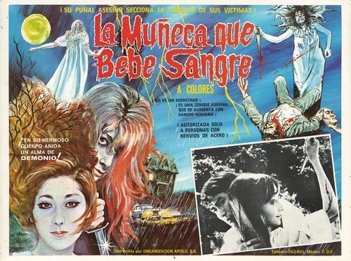 La Muneca Que Bebe Sangre Mexican Lobby Card