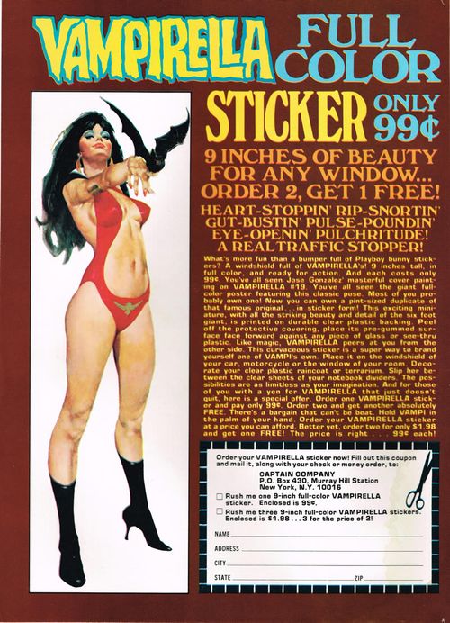 vampirella stickers