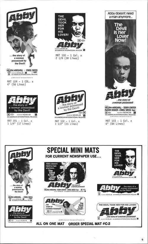 abby movie pressbook