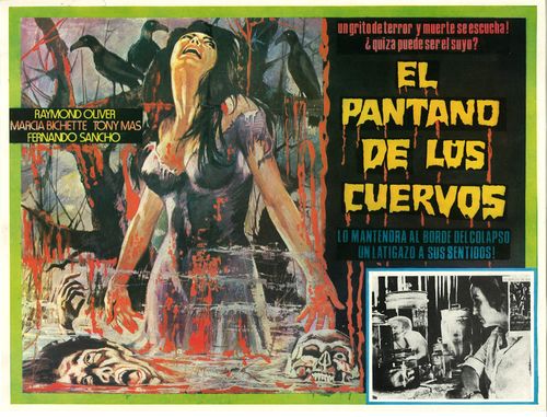 El Pantano De Lus Cuervos mexican lobby card