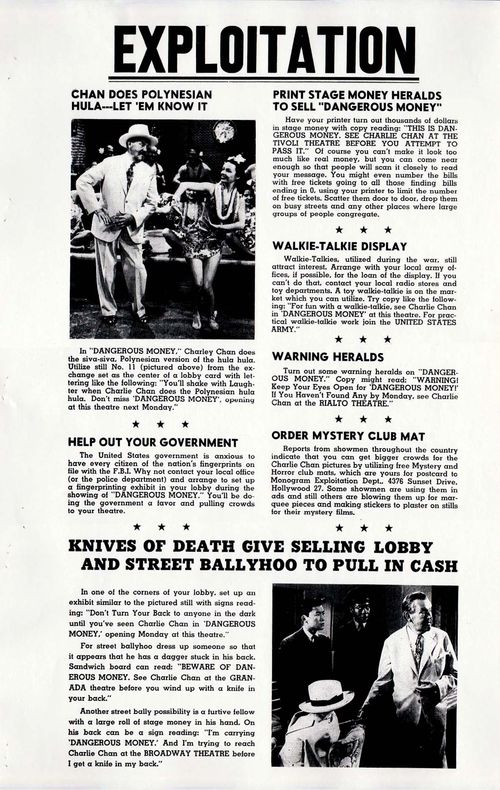 charlie chan pressbook