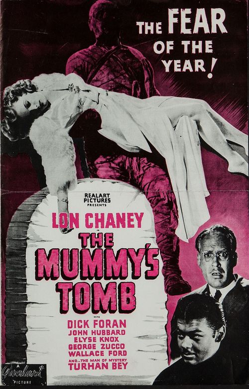 Mummy's tomb realart pressbook01