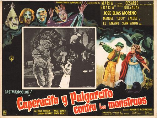 Caperucita Y Pulgarcito Contra Los Monstruos Mexican Lobby Card