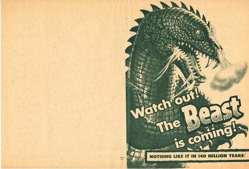 the beast from 20,000 fathoms pressbook herald