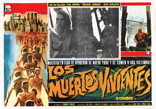 Los Muertos Vivientes Mexican Lobby Card