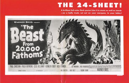 the beast from 20,000 fathoms pressbook 2