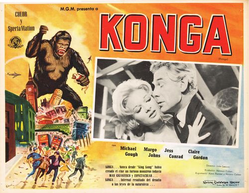 konga mexican lobby card