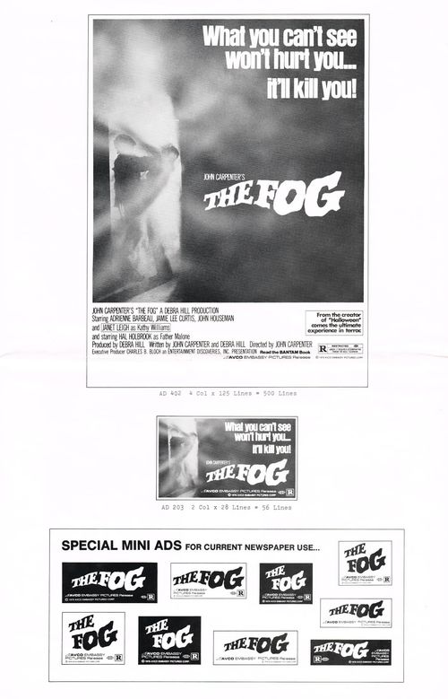 the fog pressbook