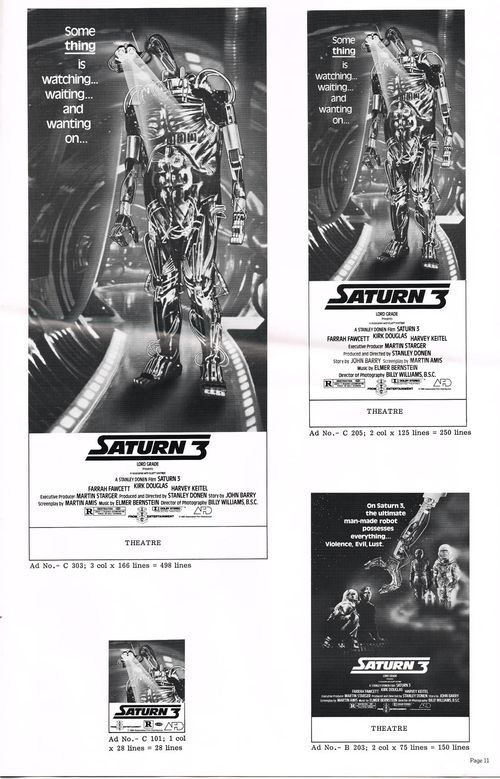 Saturn 3 Pressbook