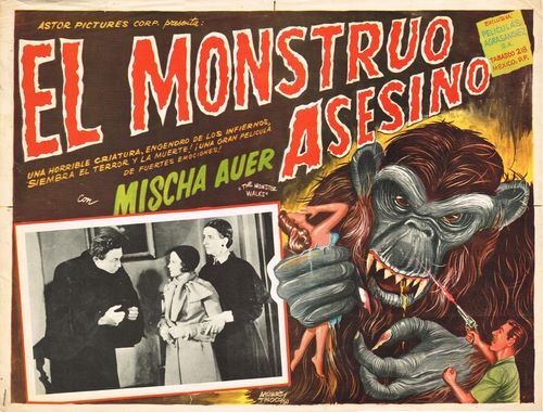 El Monstruo Asesino Mexican Lobby Card