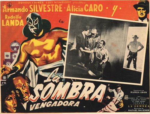 La Sombra Vengadora Mexican Lobby Card