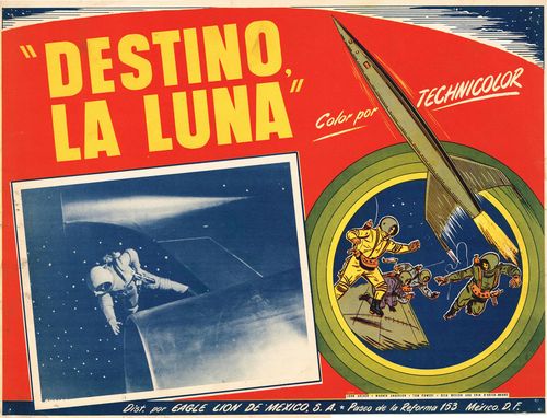 Destino la Luna Mexican Lobby Card