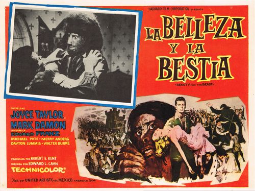 La Belleza Y La Bestia  Mexican Lobby Card