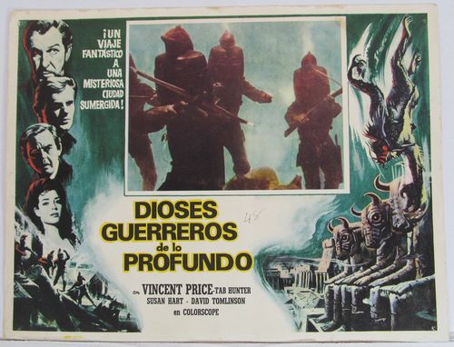 War Gods of the Deep mexican lobby card