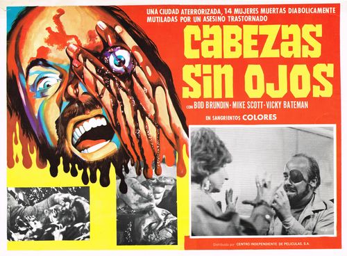 Cabezas Sin Ojos Mexican Lobby Card