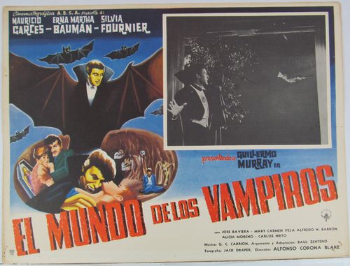 el Mundo de los vampiros mexican lobby card