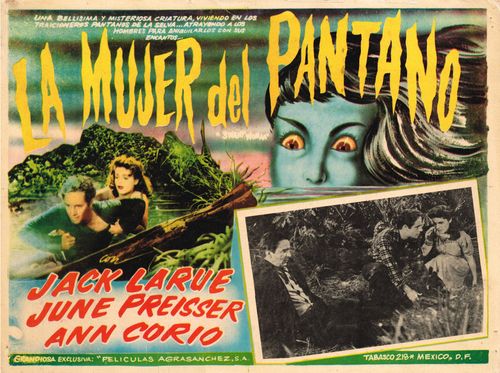 La Mujer Del Pantano Mexican Lobby Card