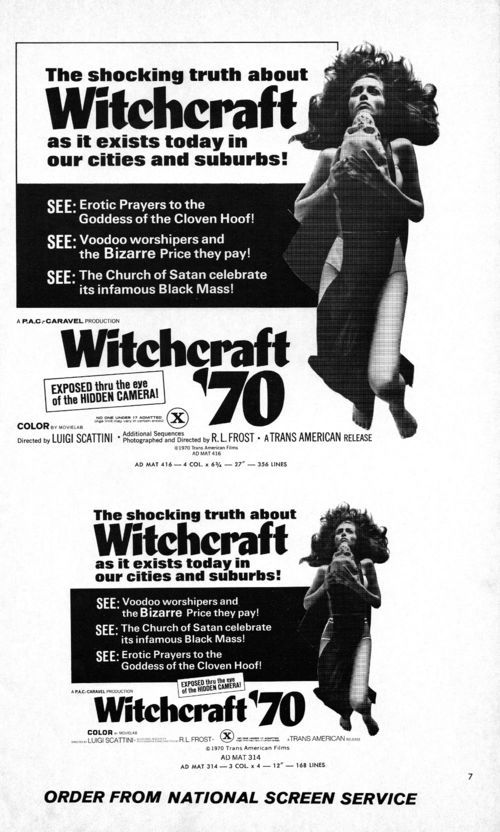 Witchcraft '70 Pressbook