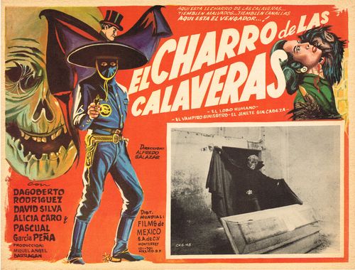 El Charro De Las Calaveras Mexican Lobby Card