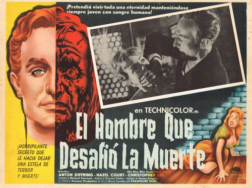 El Hombre Que Desafio La Muerte Mexican Lobby Card