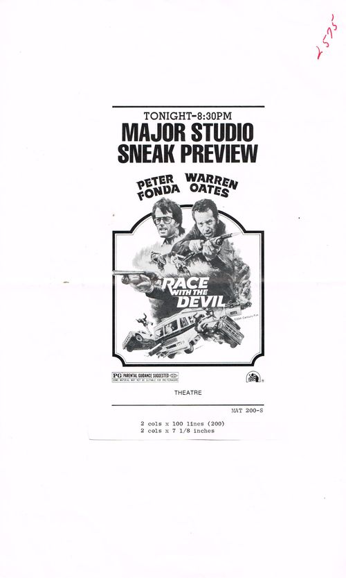 movie pressbook race with the devil