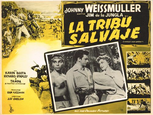 mexican lobby card la tribu salvaje