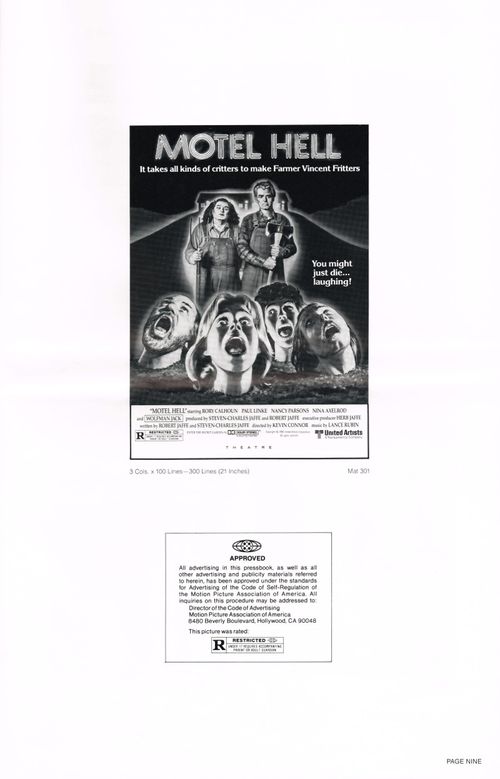 motel hell pressbook