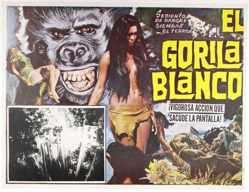 el gorila blanco mexican lobby card