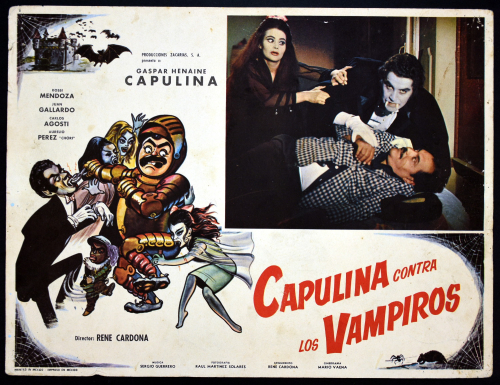 Capulina contra los vampiros lobby card