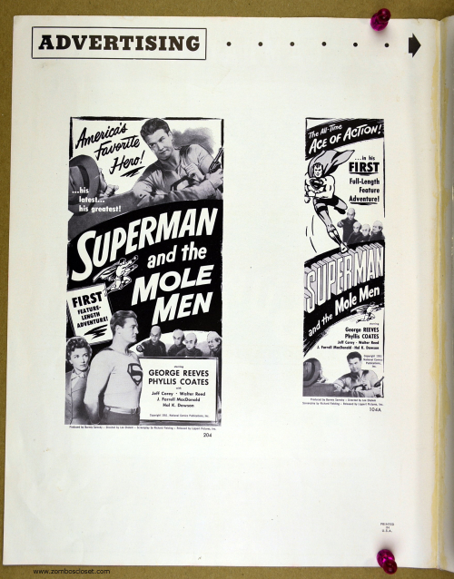 Superman and the Mole Men Pressbook 01