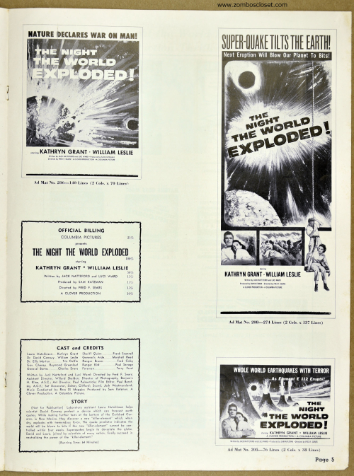 Night the World Exploded Pressbook 01