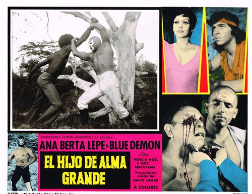 Mexican Lobby Card El Hijo De Alma Grande