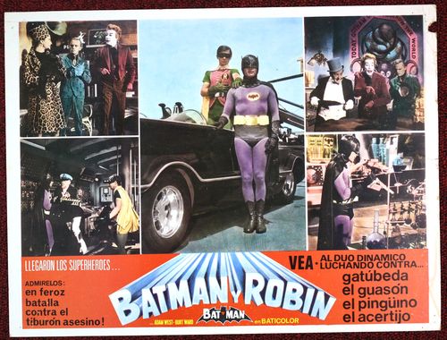 batman mexican lobby card