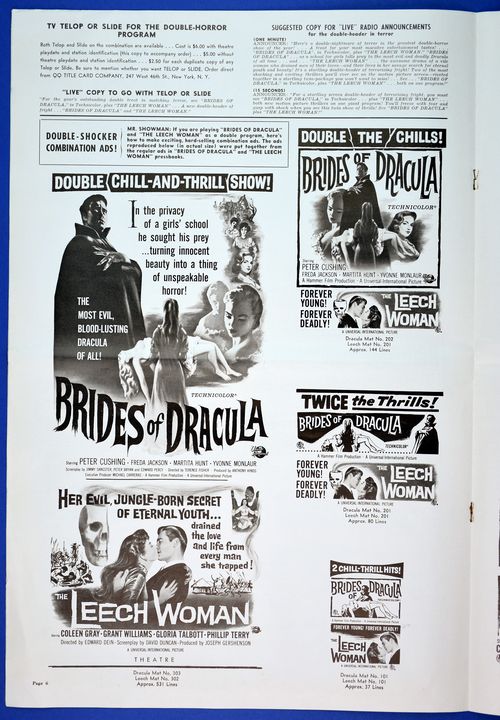 brides of dracula pressbook