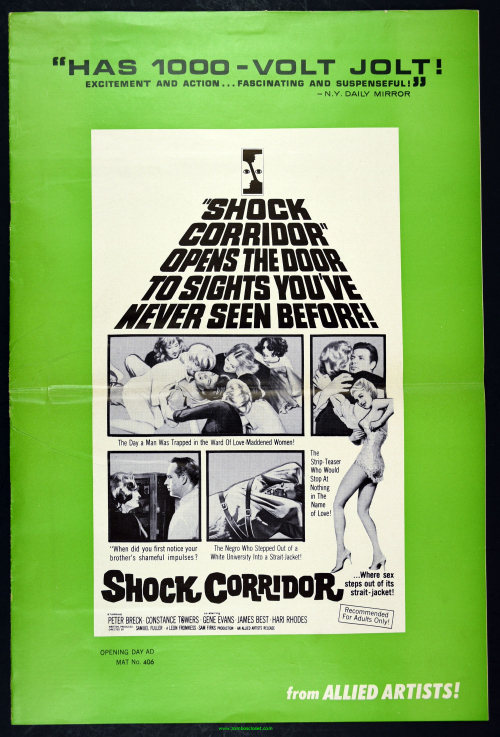 Shock Corridor Pressbook 01