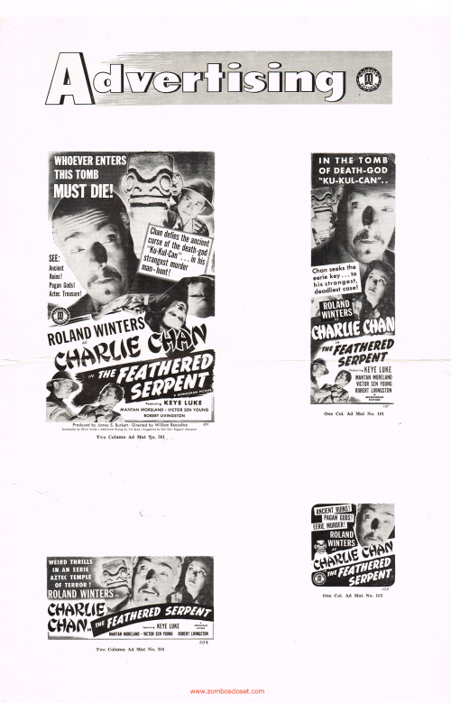 Charlie Chan Serpent pressbook 01