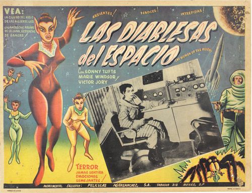 Diablesas del espacio mexican lobby card