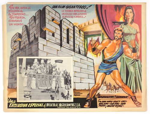 samson mexican lobby card