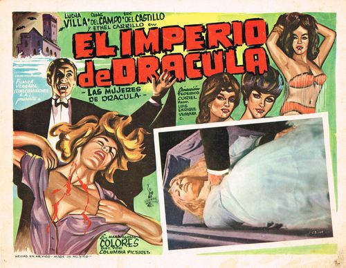 Mexican lobby card the empire of dracula