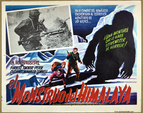 abominable snowman mexican lobby card